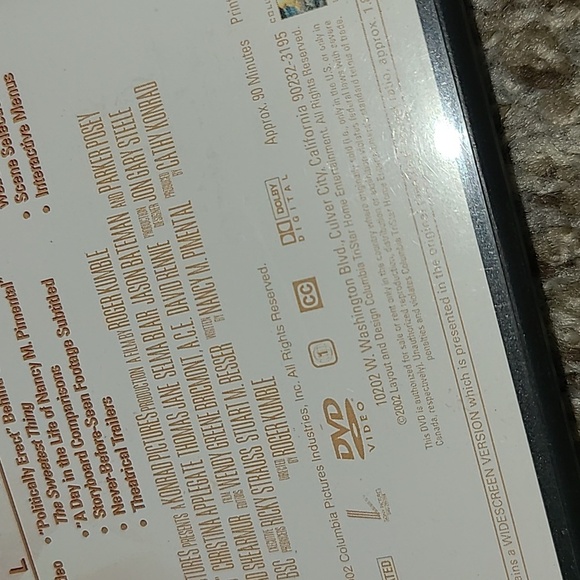 The Sweetest Thing DVD - Picture 3 of 4